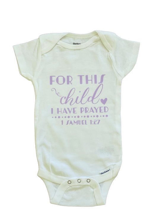 For This Child Onesie